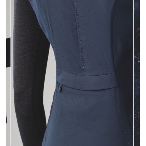 Lululemon Women Run For Cold Vest Size 6 Blue insulated Waterproof Pockets Light - Picture 13 of 15